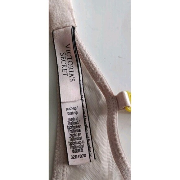 Victoria's Secret Bra Sexy Tee Push Up Floral Lace Green Beige T-Shirt P… - Picture 3 of 8